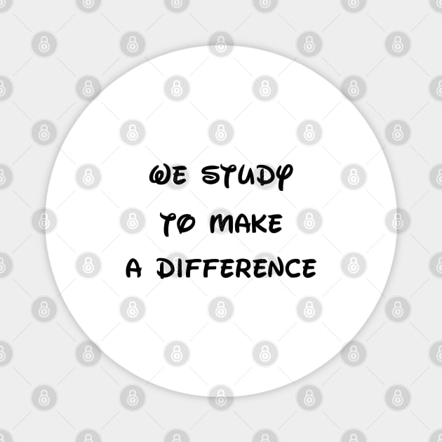 We study to make a difference Magnet by sarahnash